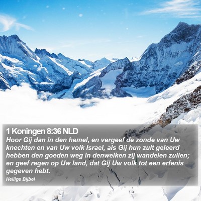 1 Koningen 8:36 NLD Bible Verse Image