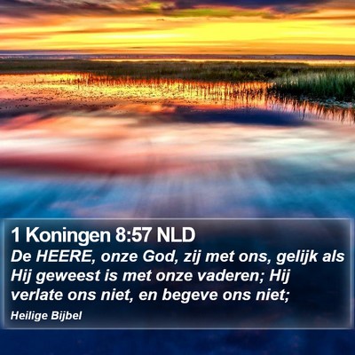 1 Koningen 8:57 NLD Bible Verse Image