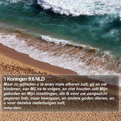 1 Koningen 9:6 NLD Bible Verse Image