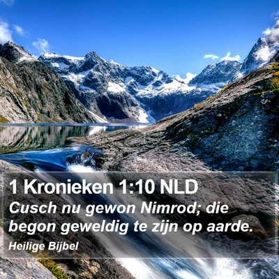 1 Kronieken 1:10 NLD Bible Verse Image