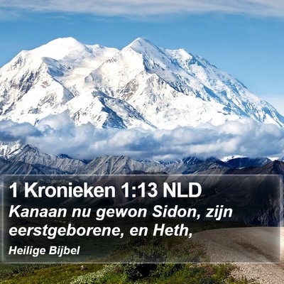 1 Kronieken 1:13 NLD Bible Verse Image