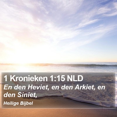 1 Kronieken 1:15 NLD Bible Verse Image