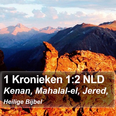 1 Kronieken 1:2 NLD Bible Verse Image