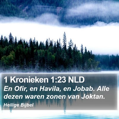 1 Kronieken 1:23 NLD Bible Verse Image