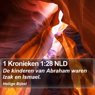 1 Kronieken 1:28 NLD Bible Verse Image