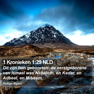 1 Kronieken 1:29 NLD Bible Verse Image