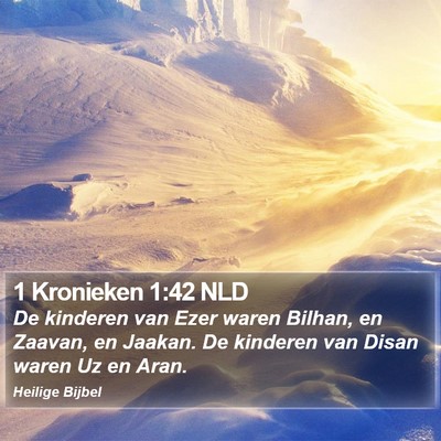 1 Kronieken 1:42 NLD Bible Verse Image