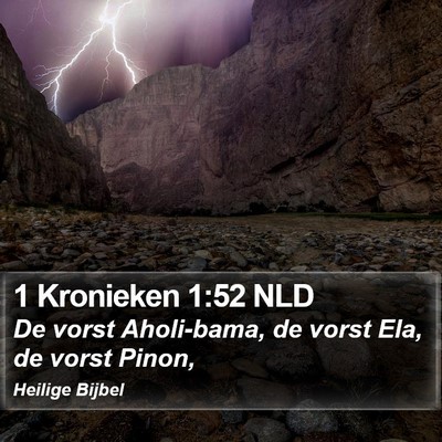 1 Kronieken 1:52 NLD Bible Verse Image