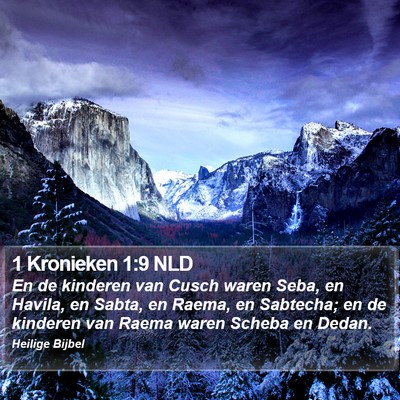 1 Kronieken 1:9 NLD Bible Verse Image