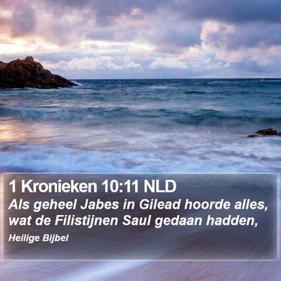 1 Kronieken 10:11 NLD Bible Verse Image