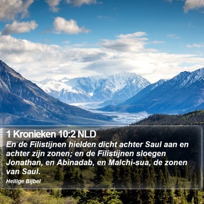 1 Kronieken 10:2 NLD Bible Verse Image