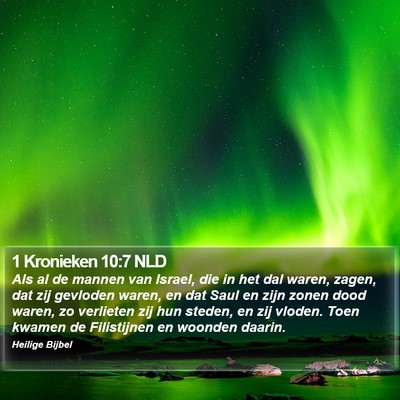 1 Kronieken 10:7 NLD Bible Verse Image