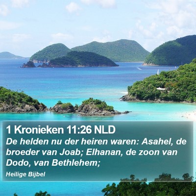 1 Kronieken 11:26 NLD Bible Verse Image