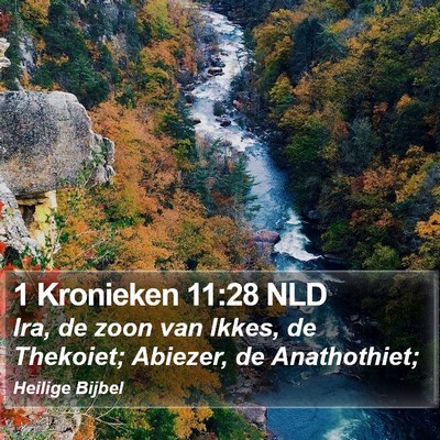 1 Kronieken 11:28 NLD Bible Verse Image