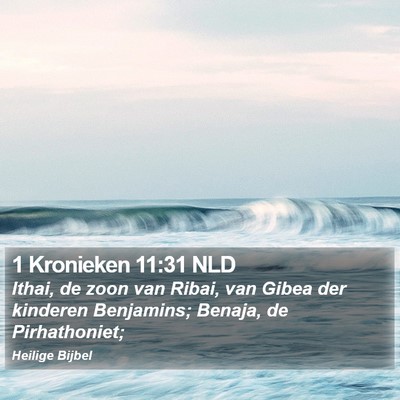 1 Kronieken 11:31 NLD Bible Verse Image
