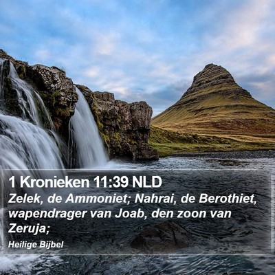 1 Kronieken 11:39 NLD Bible Verse Image