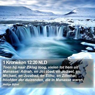 1 Kronieken 12:20 NLD Bible Verse Image