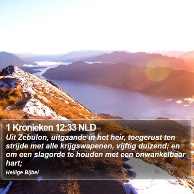 1 Kronieken 12:33 NLD Bible Verse Image