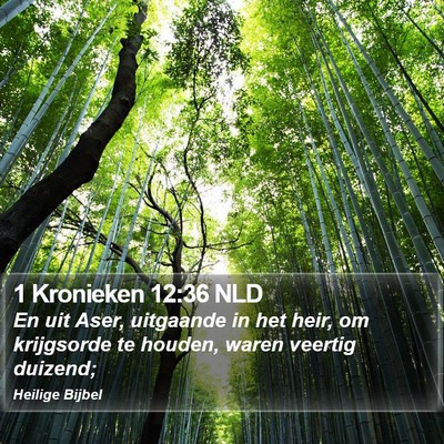 1 Kronieken 12:36 NLD Bible Verse Image