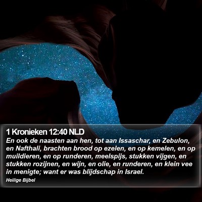 1 Kronieken 12:40 NLD Bible Verse Image