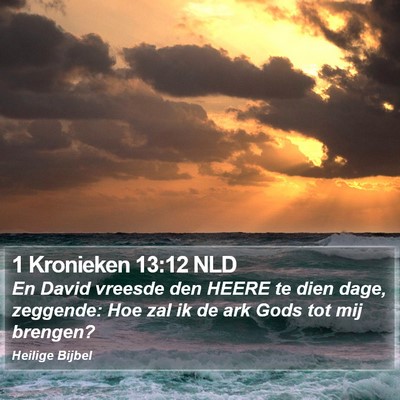 1 Kronieken 13:12 NLD Bible Verse Image