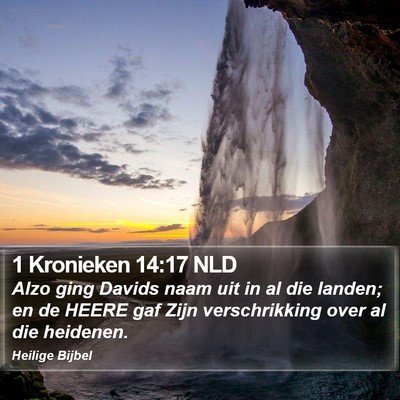 1 Kronieken 14:17 NLD Bible Verse Image