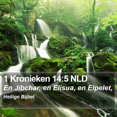 1 Kronieken 14:5 NLD Bible Verse Image