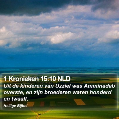 1 Kronieken 15:10 NLD Bible Verse Image