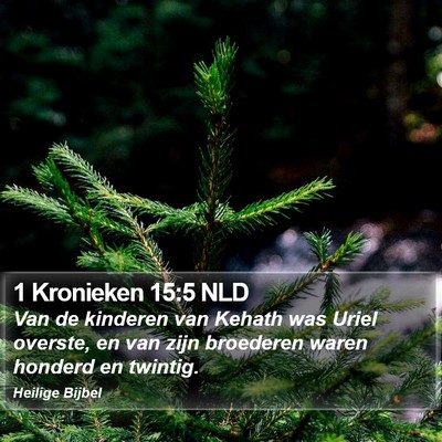 1 Kronieken 15:5 NLD Bible Verse Image