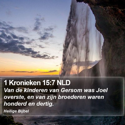 1 Kronieken 15:7 NLD Bible Verse Image