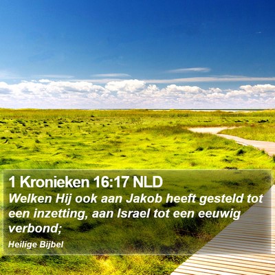 1 Kronieken 16:17 NLD Bible Verse Image