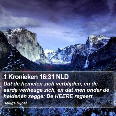 1 Kronieken 16:31 NLD Bible Verse Image