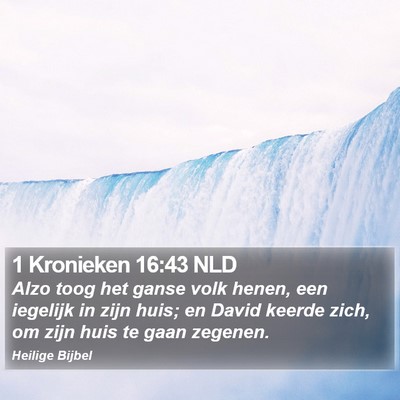 1 Kronieken 16:43 NLD Bible Verse Image