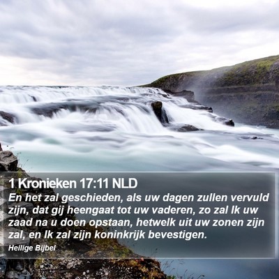 1 Kronieken 17:11 NLD Bible Verse Image