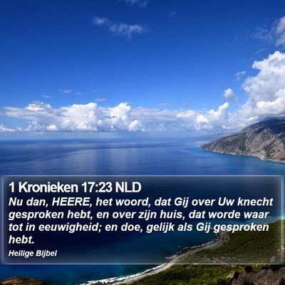 1 Kronieken 17:23 NLD Bible Verse Image