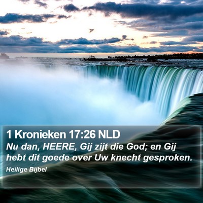 1 Kronieken 17:26 NLD Bible Verse Image