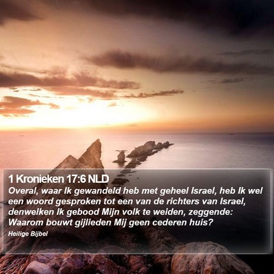 1 Kronieken 17:6 NLD Bible Verse Image