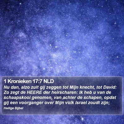 1 Kronieken 17:7 NLD Bible Verse Image