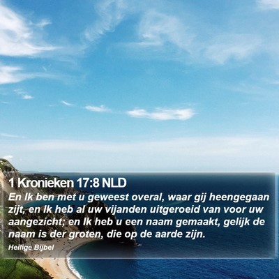 1 Kronieken 17:8 NLD Bible Verse Image