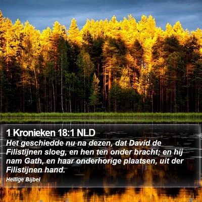 1 Kronieken 18:1 NLD Bible Verse Image