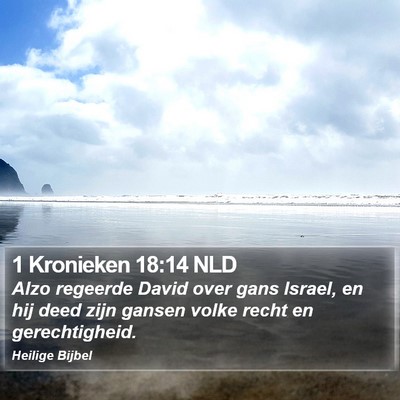 1 Kronieken 18:14 NLD Bible Verse Image