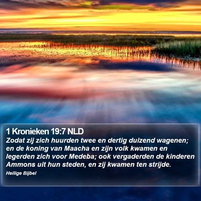 1 Kronieken 19:7 NLD Bible Verse Image