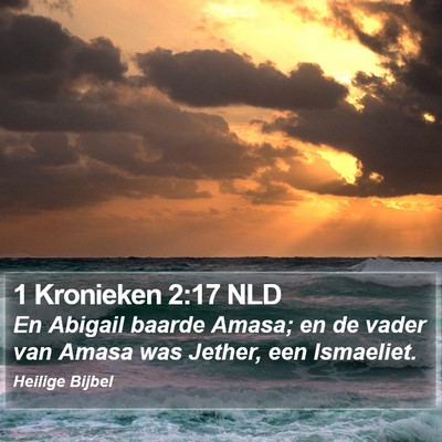 1 Kronieken 2:17 NLD Bible Verse Image