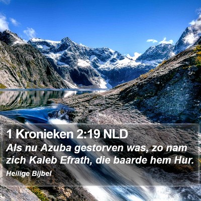 1 Kronieken 2:19 NLD Bible Verse Image