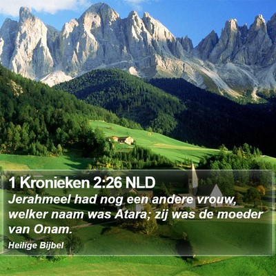 1 Kronieken 2:26 NLD Bible Verse Image