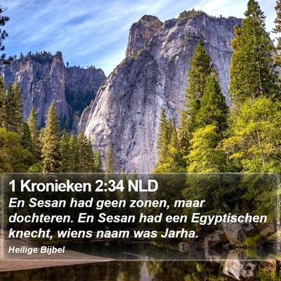 1 Kronieken 2:34 NLD Bible Verse Image