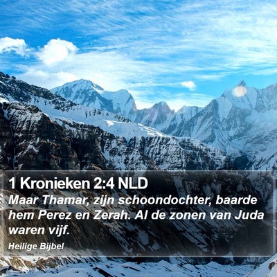 1 Kronieken 2:4 NLD Bible Verse Image