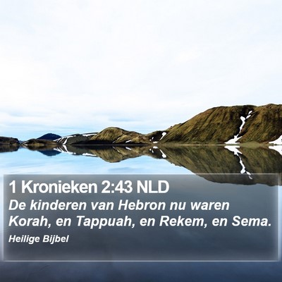 1 Kronieken 2:43 NLD Bible Verse Image