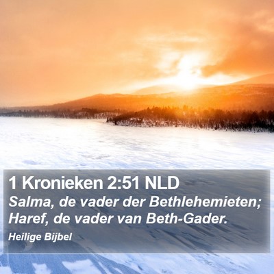 1 Kronieken 2:51 NLD Bible Verse Image