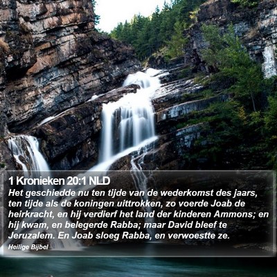 1 Kronieken 20:1 NLD Bible Verse Image